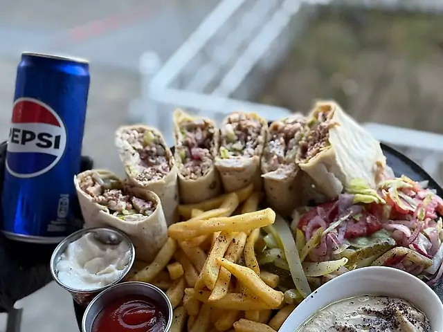 Донер рол куриный комбо: 