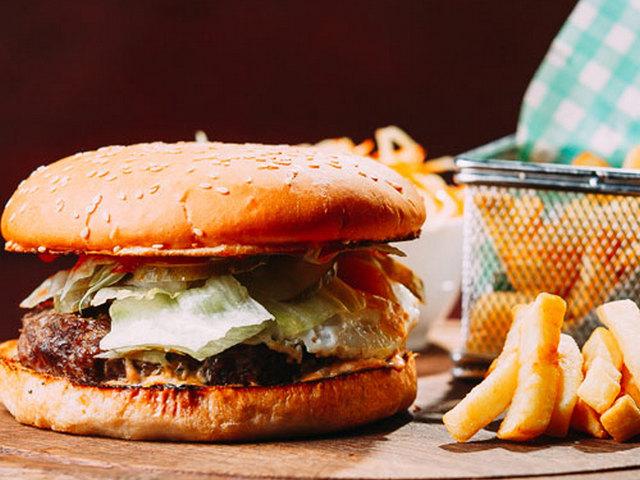 Чізбургер МЕНЮ, з куркою (ВЕЛИКЕ)