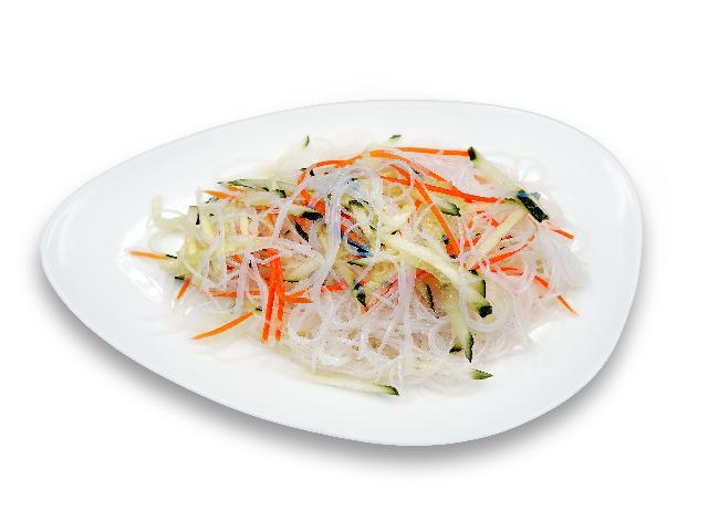 Салат по-домашньому з фунчозою