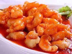 Креветки в кисло-солодкому соусі