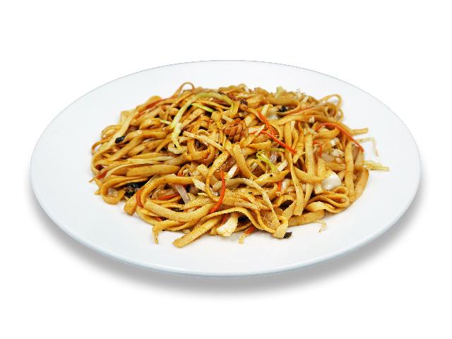 Смажена локшина з морепродуктами