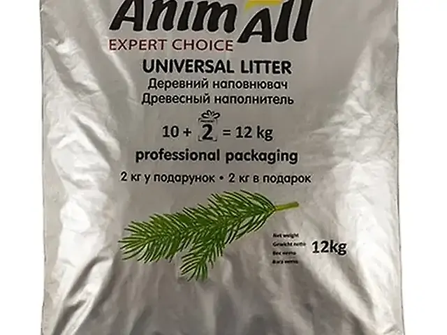 Наповнювач АнімАлл деревний 12 кг