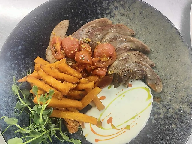 Язички ягняти з бататом