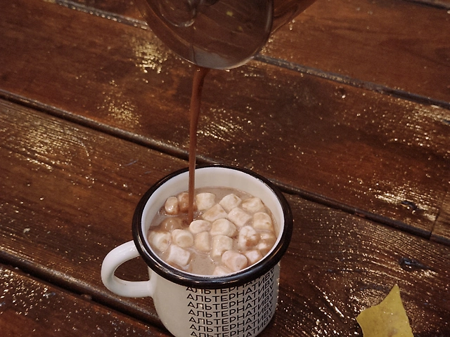 Какао з шоколадним гарбузом: Какао