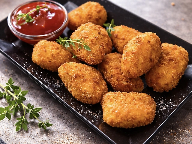 Курячі нагетси з соусом на вибір