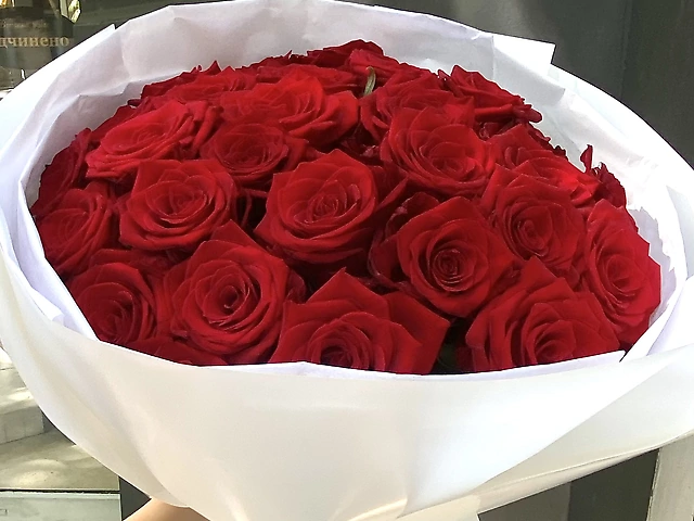 31червона троянда 60 см