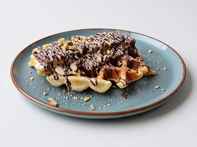 Бельгійські вафлі банан - нутела