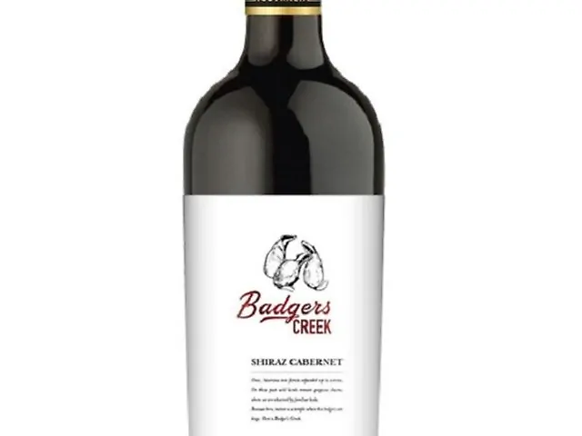 Вино Vin de Australie Badgers Creek Shiraz Cabernet, червоне сухе 13,5% 0,75