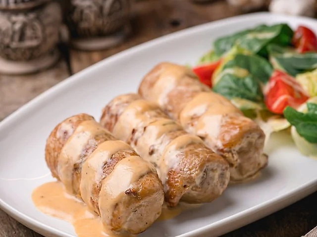 Крученики з грибами