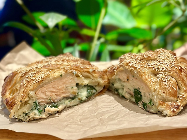 Веллінгтон з лосося