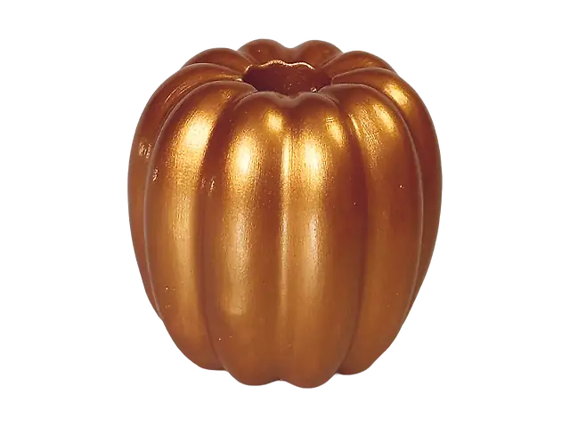 Свічник гарбуз золото