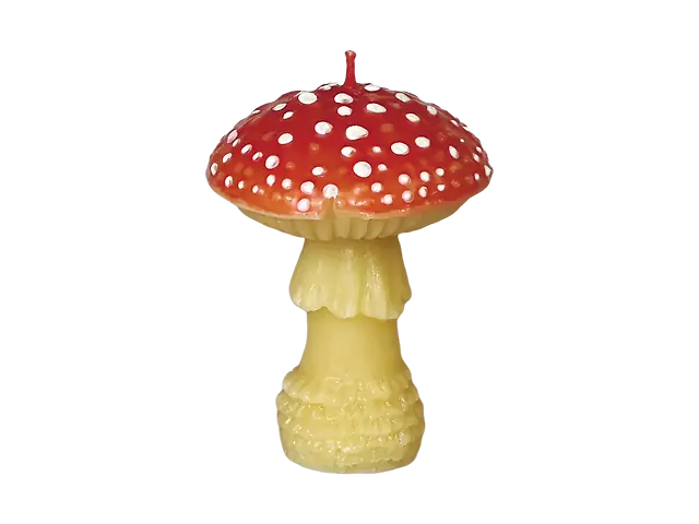 "Мухомор" свічка з бджолиного воску