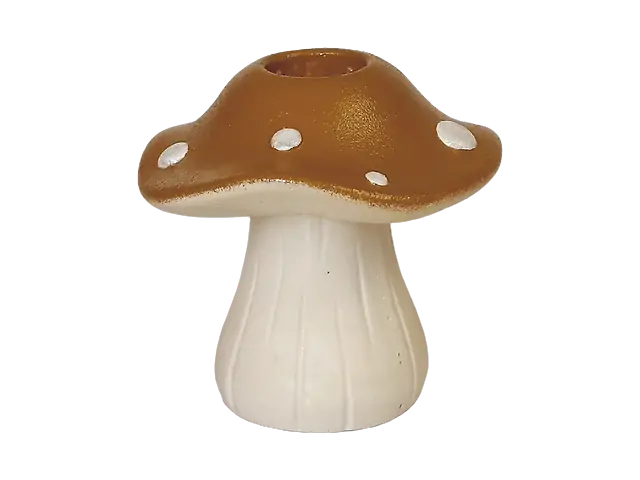 "Мухомор" свічник для столової свічки