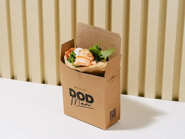 Піта з креветкою