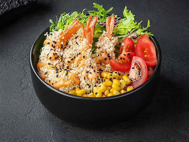 Боул з креветками