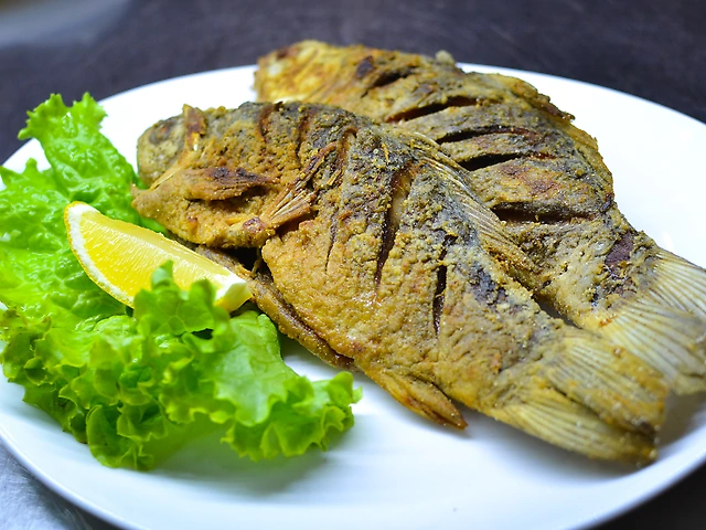 Карасики смажені