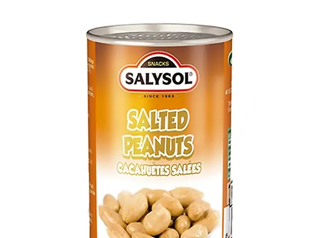 Арахіс обсмажений солоний ТМ Salysol, 150 г, ж/б