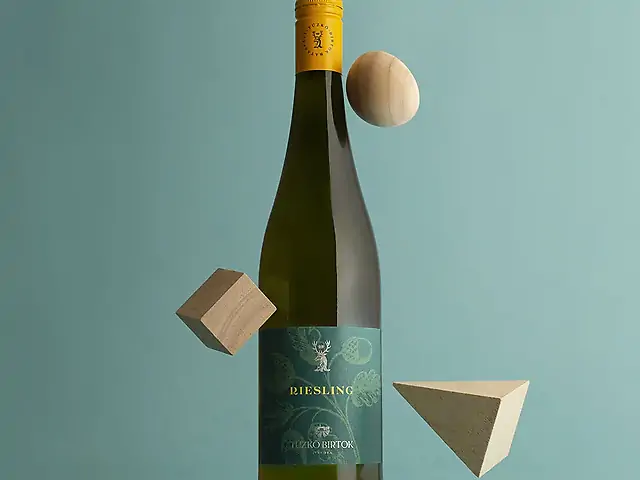 Вино біле сухе Riesling, Pannon PDO/Tuzko Birtok/ 0.75л, 12.0%