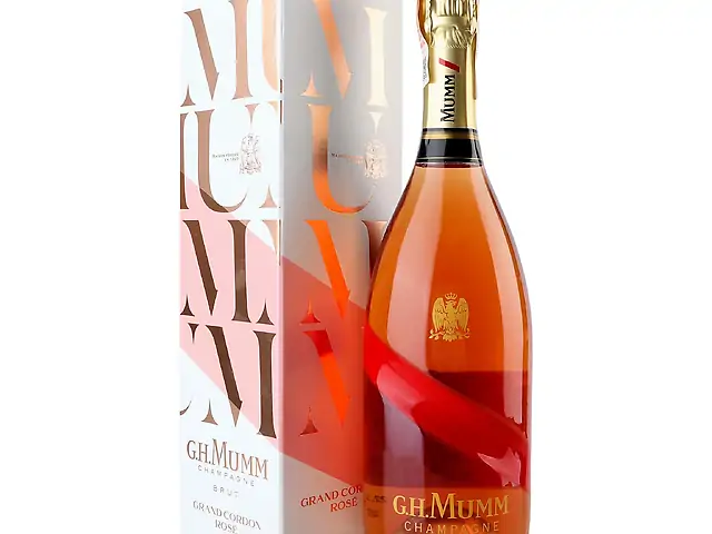 Шампанське Mumm Cordon Rose Brut 0.75л 12% в коробці