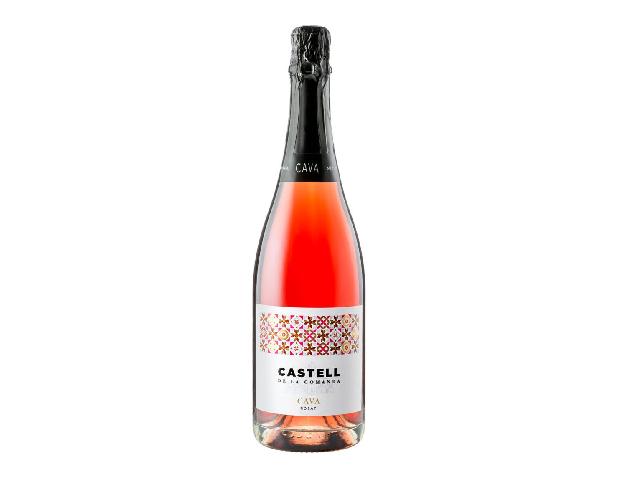 Вино ігристе рожеве брют CASTELL DE LA COMANDA CAVA BRUT ROSE, 0.75л 11,5%