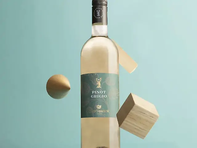 Вино біле сухе Pinot Grigio, Pannon PDO /Tuzko Birtok/ 0.75л, 12.5%