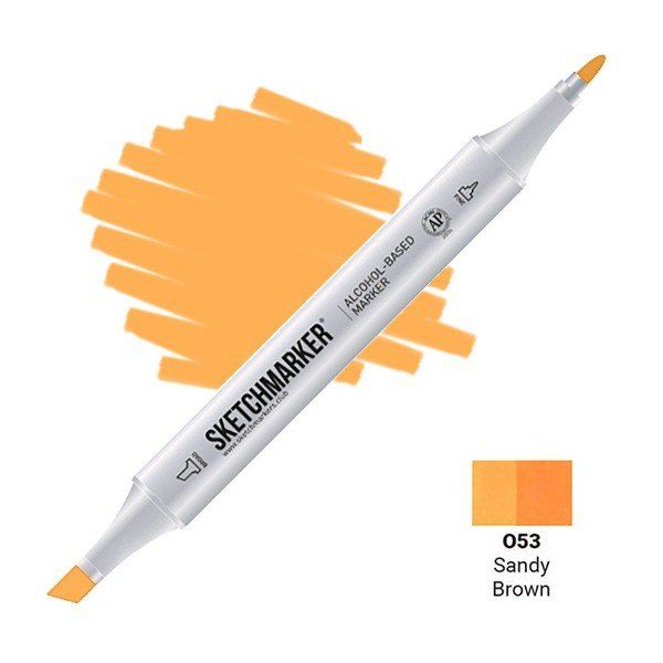 Маркер #ffa950, Цвет маркера: Sandy Brown (Песок коричневый), SM-O053, SKETCHMARKER), SM