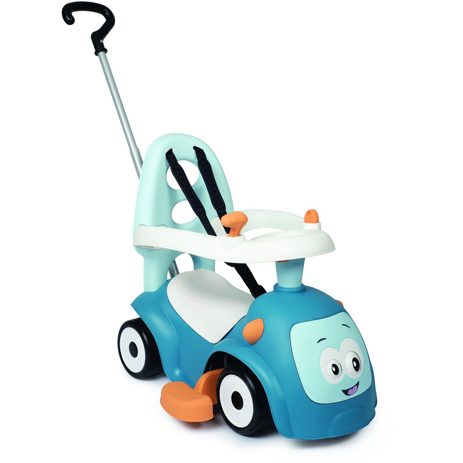 Машина для катання малюка 3в1 "Маестро" зі звуковими ефектами, блакитна, 6 міс.+