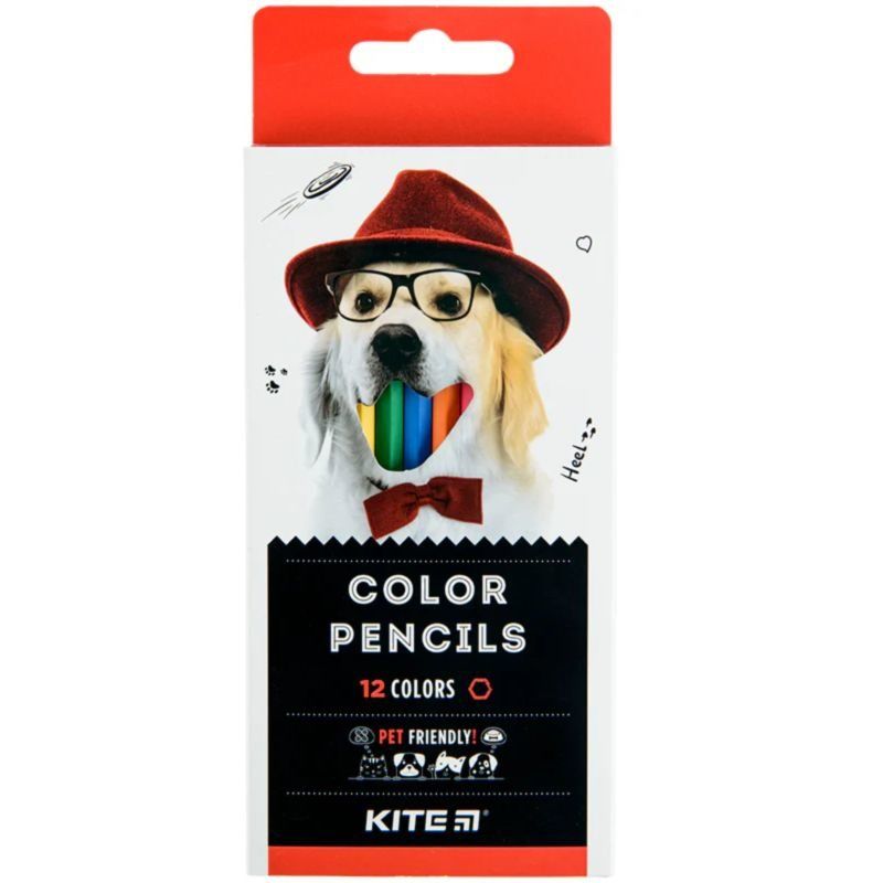 Олівці кольорові 12 шт. Kite Dogs K22-051-1