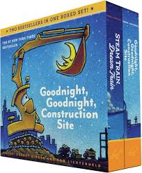 Goodnight, Goodnight, Construction Site and Steam Train, Dream Train Board Books Boxed Set