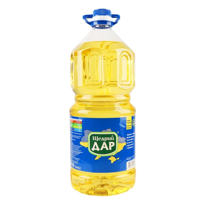 Олія соняшникова рафінована Щедрий Дар, 3 л