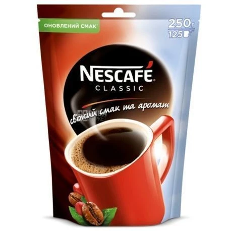 Кава розчинна Classic Nescafe, 250 г
