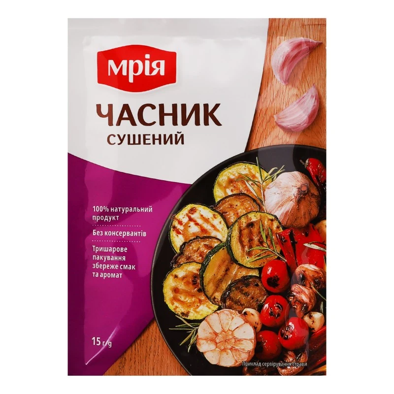 Часник сушений гранульований Мрія, 15 г