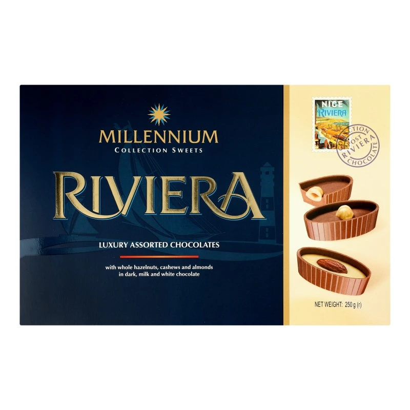 Цукерки шоколадні асорті Riviera Millennium, 250 г