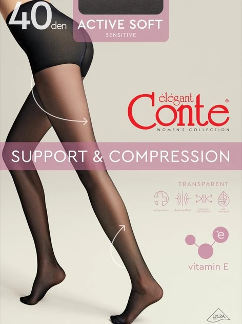 Колготки Active Soft 40 den Bronz Conte Elegant, р.2
