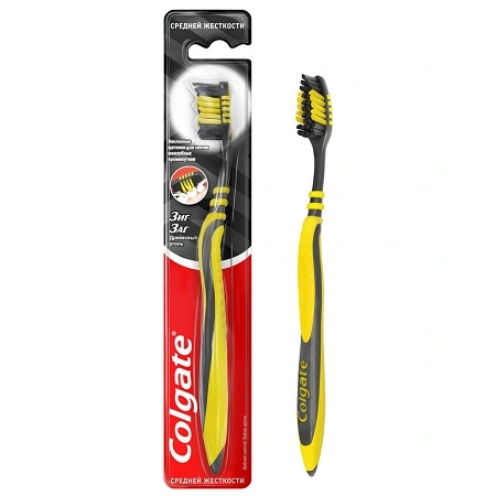 Зубна щітка Зиг Заг деревне вугілля Колгейт, 1 шт / уп.