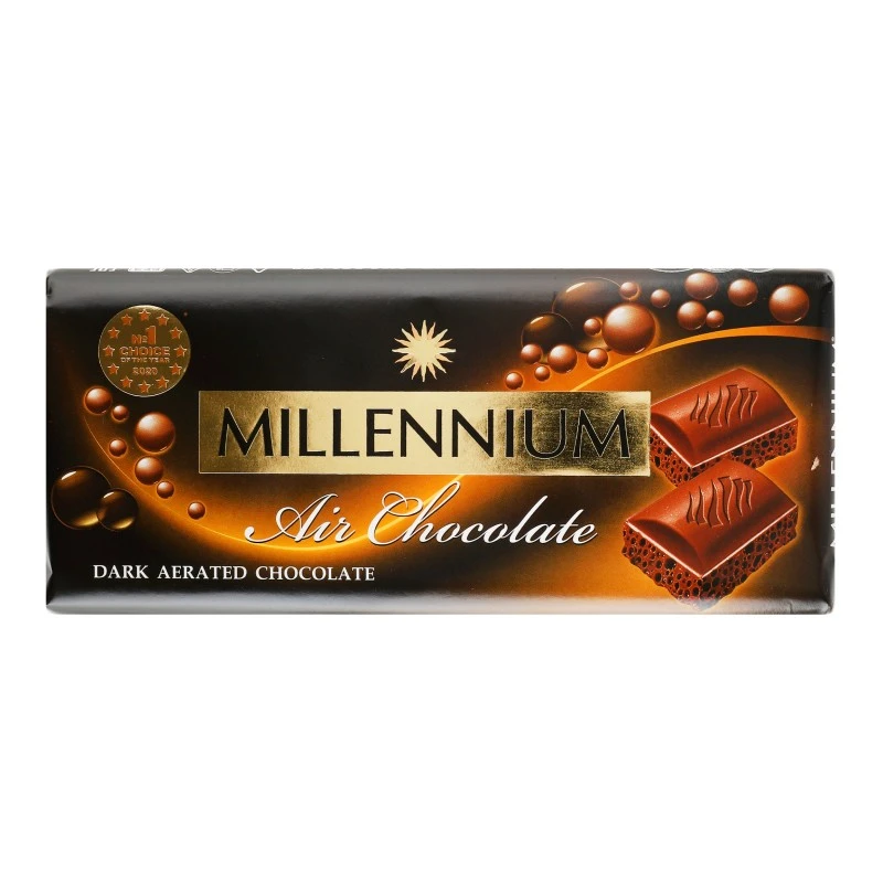 Шоколад чорний пористий Millennium, 85 г