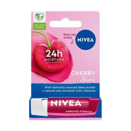 Бальзам-догляд для губ Cherry Shine Nivea 4.8г