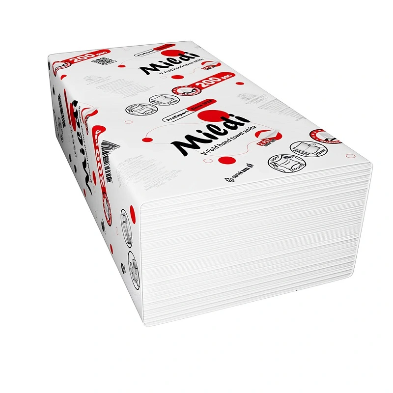 Рушник паперовий V-V pro expert 2-шари целюлоза 230*210 200 л Mildi, шт