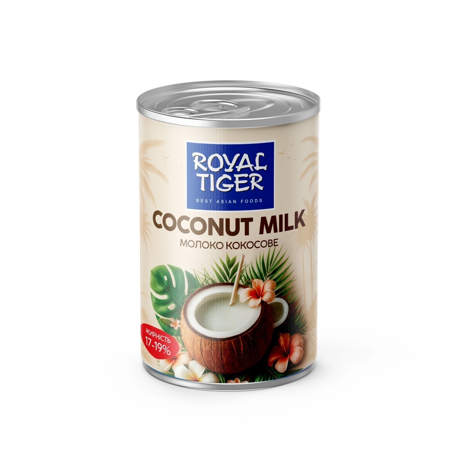 Молоко кокосове Royal Tiger, 400 мл