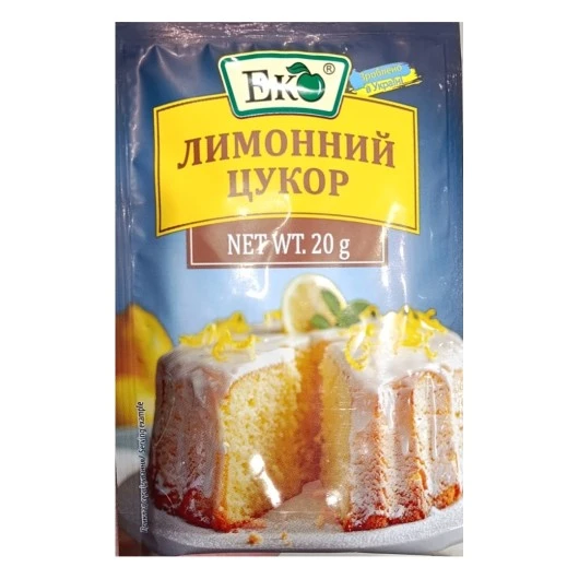 Цукор лимонний Еко, 20 г
