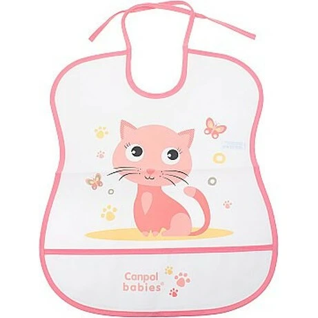 Слюнявчик пластмасовий м&#039;який Canpol Babies, шт