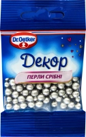 Посипка цукрова декоративна Перли срібні Dr.Oetker м/у 10г