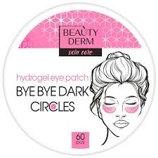 Патчі гідрогелеві Рожеві Bye Bye dark circles Beauty Derm, 60 шт