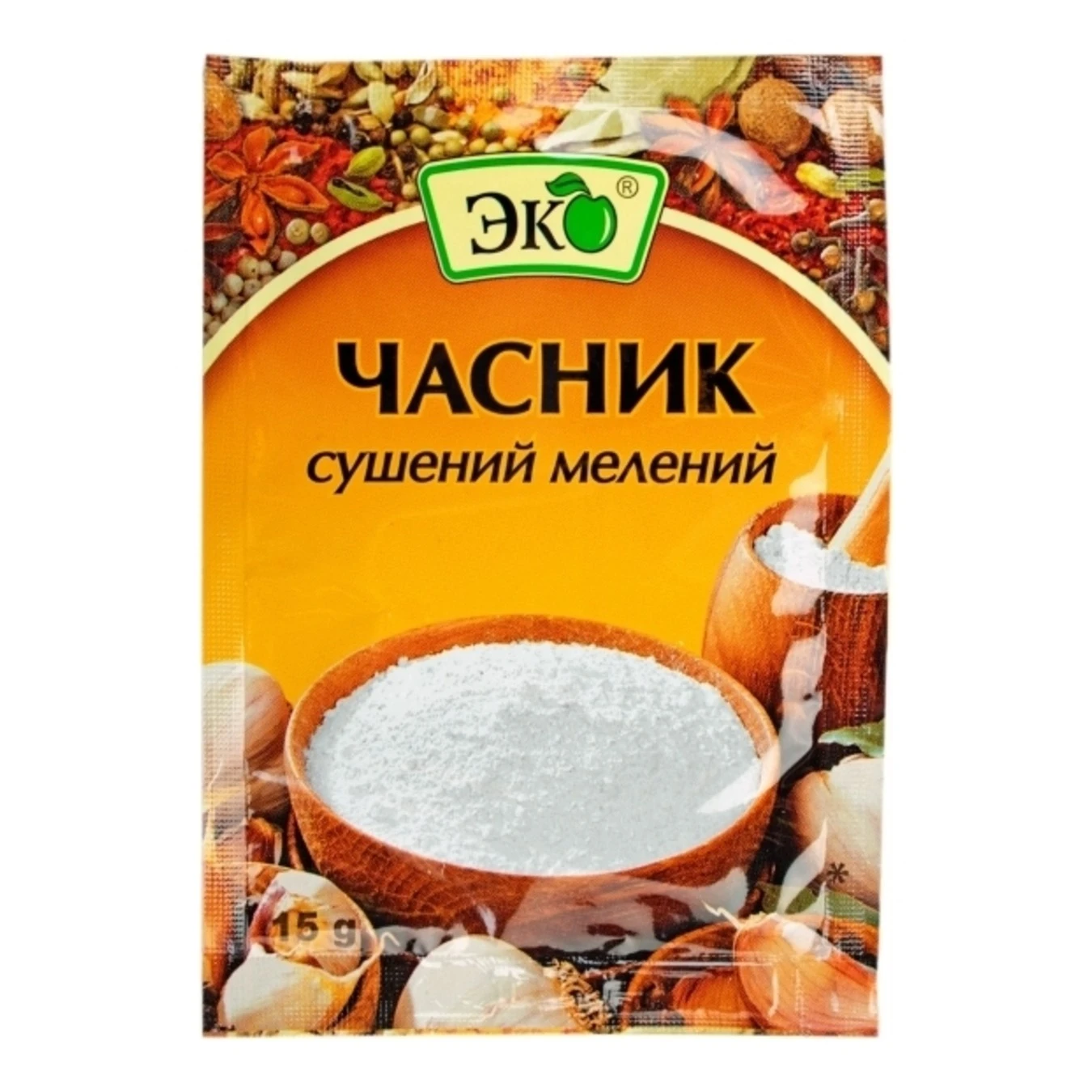 Часник сушений мелений Еко, 15 г