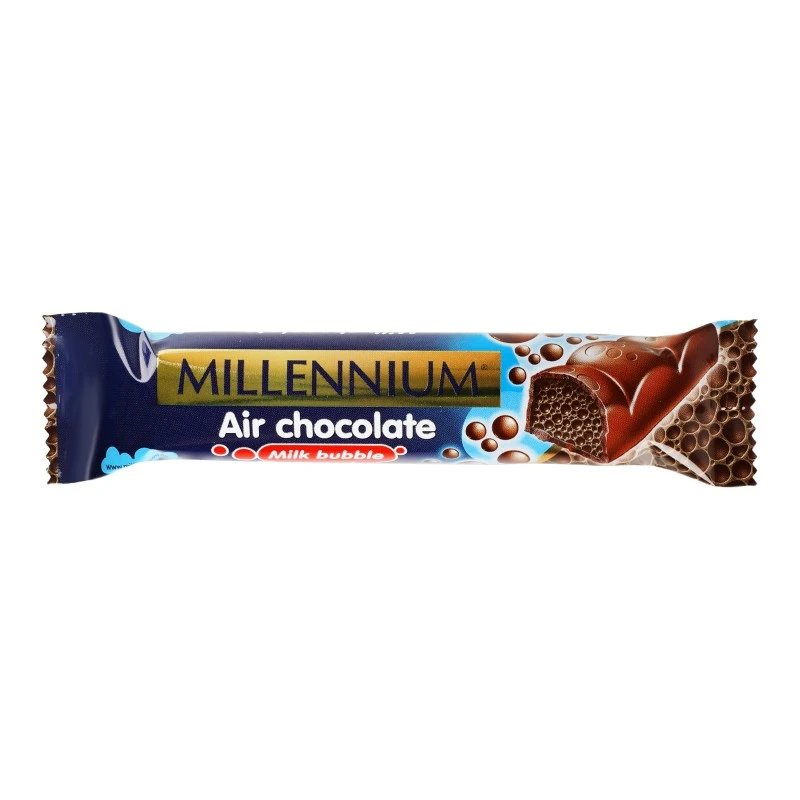 Шоколад молочний пористий Millennium, 22г