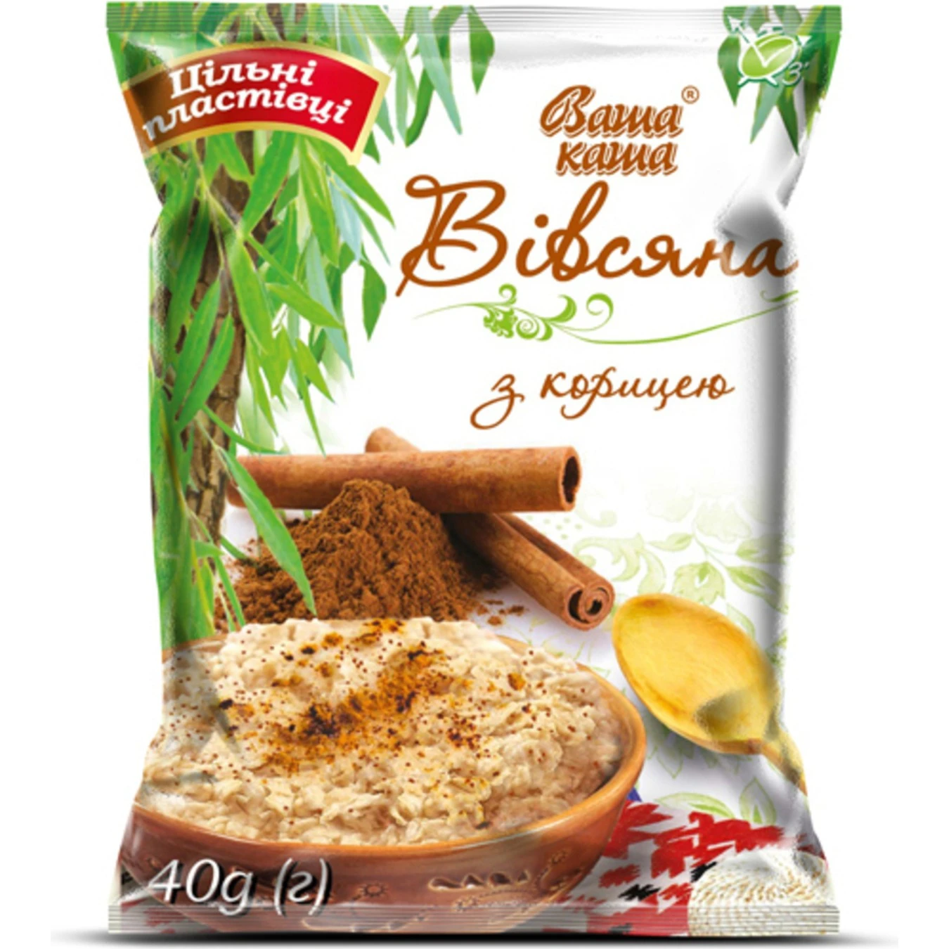 Каша вівсяна з корицею Ваша каша, 40 г