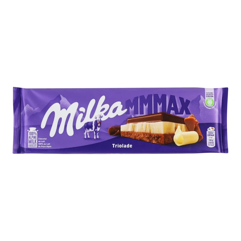Шоколад тришаровий Milka, 280г