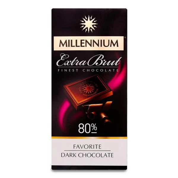 Шоколад чорний 80% Favorite Millennium, 100 г