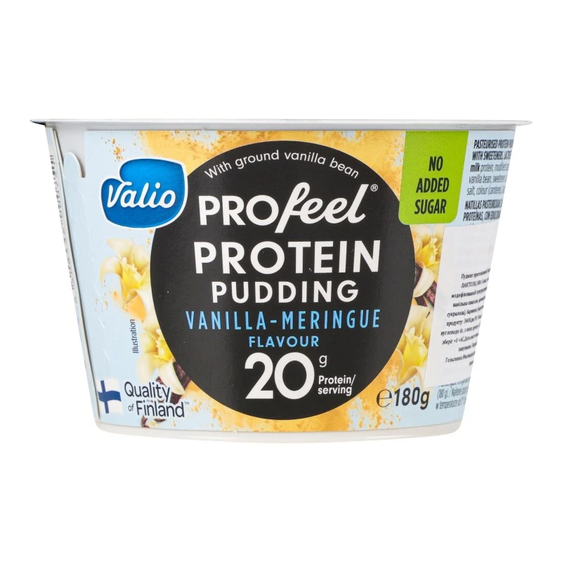 Пудинг PROfeel протеїновий зі смаком ваніль та безе Valio, 180г