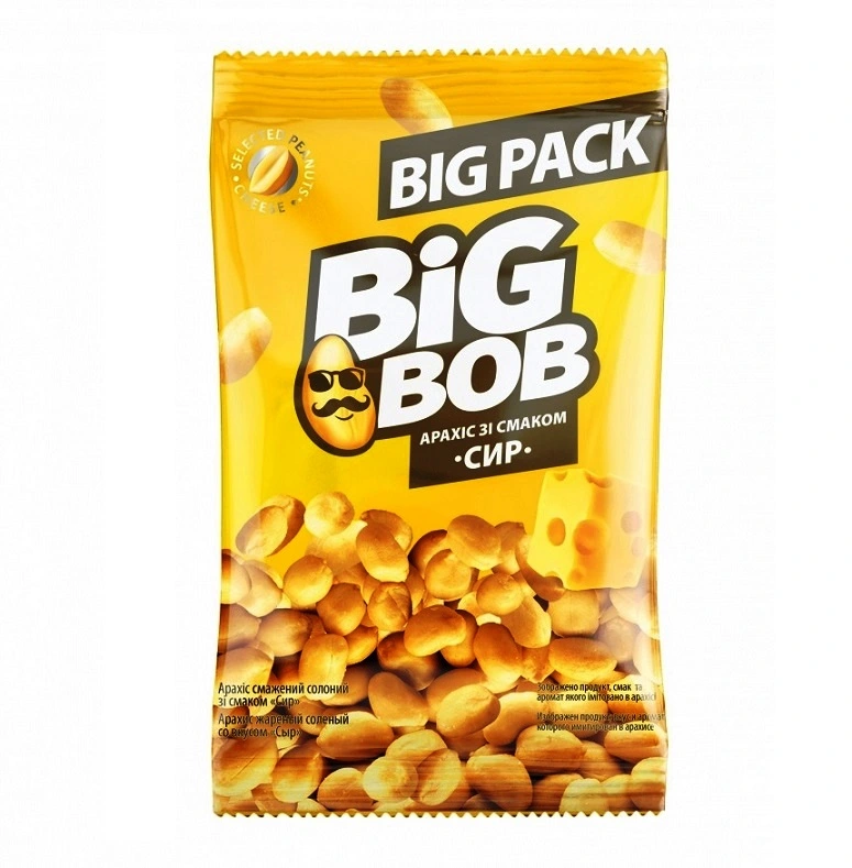 Арахіс смажений зі смаком сиру Біг Боб, 170 г